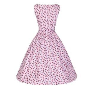 Lindy Bop Pink Martini Swing Dress Size 3XL